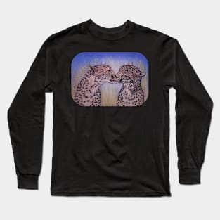 A kiss for luck! :o) Long Sleeve T-Shirt